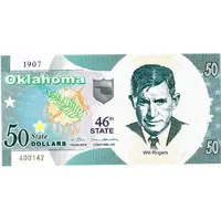 50 State Dollars - Will Rogers Oklahoma