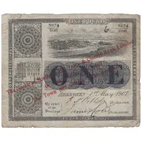 1 Pound North of Scotland and Town and County Bank