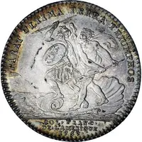 Token - Louis XV - French Colonies of America Mars and Neptune