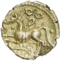 Gold 1/4 Stater - Dubnovellaunos Outstretched Legs