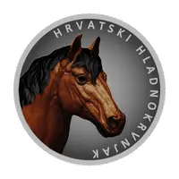 8 Euros Croatian Coldblood, colored