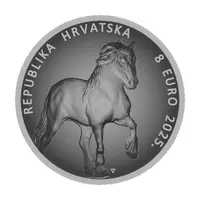 8 Euros Croatian Coldblood, colored