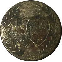 Matrimonial token two hearts