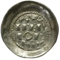 Denier - Henry II as emperor, Milan mint