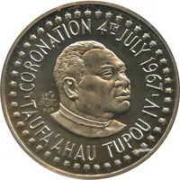 2 Pa'anga - Taufa'ahau Tupou IV Coronation