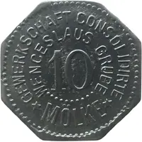 10 Pfennigs - Mölke Gewerkschaft Consolidirte Wenceslaus Grube