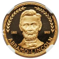 500 Pesetas Guineanas Abraham Lincoln