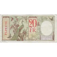 20 Francs Papeete