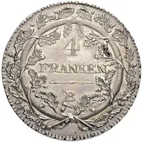 4 Francs loose wreath