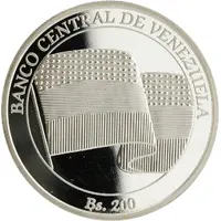 200 Bolívares Francisco de Miranda, Silver