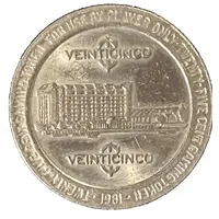 25 Cent Token - Americana Casino Aruba Palm Beach