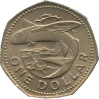 1 Dollar large type