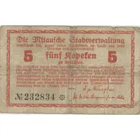 5 Kapeikas Latvia, Mitau, Jelgava