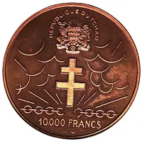 10 000 Francs Independence, Pattern