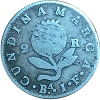 2 Reales Countermarked Coinage