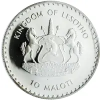 10 Maloti Coronation of King Letsie III