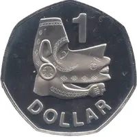 1 Dollar - Elizabeth II 2nd portrait