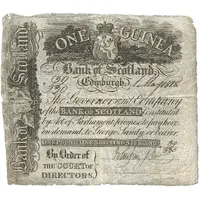1 Guinea Bank of Scotland