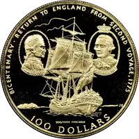 100 Dollars - Elizabeth II Return