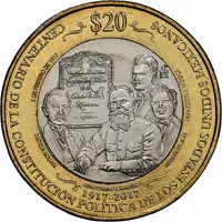 20 Pesos Constitution Centennial