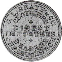 1 Penny -Beath, G.L. and Co. - Die Trial Christchurch