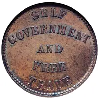 1/2 Penny Prince Edward island - Self government and free trade