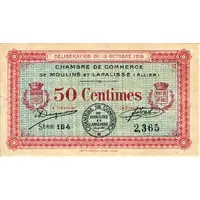 50 Centimes - Chambre de Commerce de Moulins et Lapalisse 03