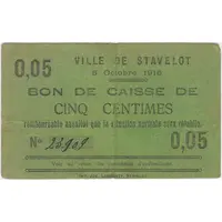 5 Centimes Stavelot
