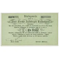 1 Krone Great Norwegian Spitsbergen Coal Company