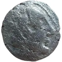 Drachm with winged rider