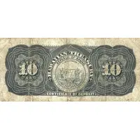 10 Dollars Silver Certificate of Deposit
