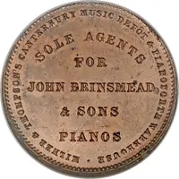 1 Penny - Milner and Thompson Small Series - Christchurch