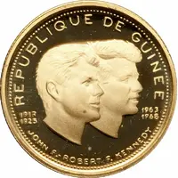 1000 Francs Guinéens John and Robert Kennedy