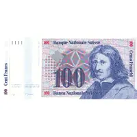 100 Francs 7th series, reserve banknote