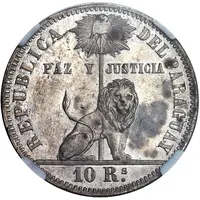 10 Reales - Napoleon III Mule