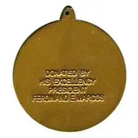 1980's Donated by His Excellency President Ferdinand E. Marcos Medal