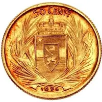 50 Centimes - Léopold II Pattern