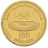 100 Dollars America's Cup/XXIV Olympics Mule