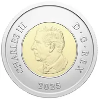 2 Dollars - Charles III Tomb of the Unknown Soldier, colourized