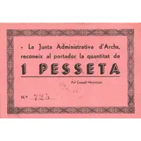 1 Peseta Archs