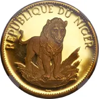 10 Francs Lion, gold essai