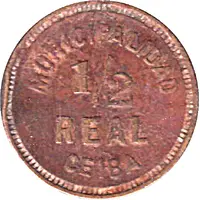 1⁄2 Real Necessity coin - La Ceiba