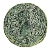 As - Augustus L COR TERR II VIR M IVN HISP