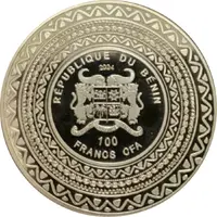 100 Francs CFA Rhinoceros