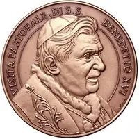 Medal - Pastoral visit of his Holiness Benedetto XVI