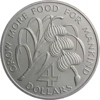 4 Dollars - Elizabeth II FAO
