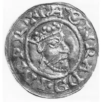 Denier - Poppon avec empereur Conrad II