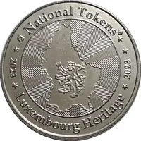 Medal - Schengen, Three Steel Monument Luxembourg Heritage Collectors Coin