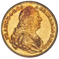 10 Souverain - Francis I, Maria Theresa pattern