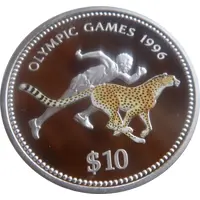 10 Dollars Namibia Olympics 1996